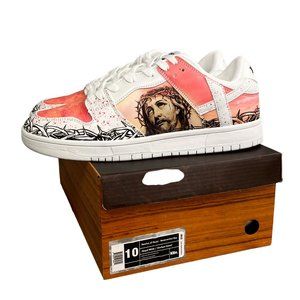 Kito Passion of Christ Resurrection Day Sneakers size 10 Men White Sunset NIB